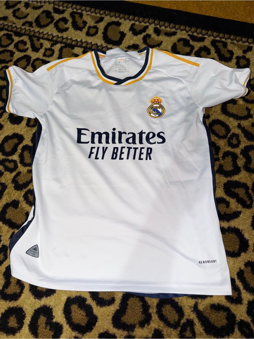 Kids' White Emirates Fly Better Jersey